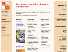 Tablet Screenshot of benvroom.nl
